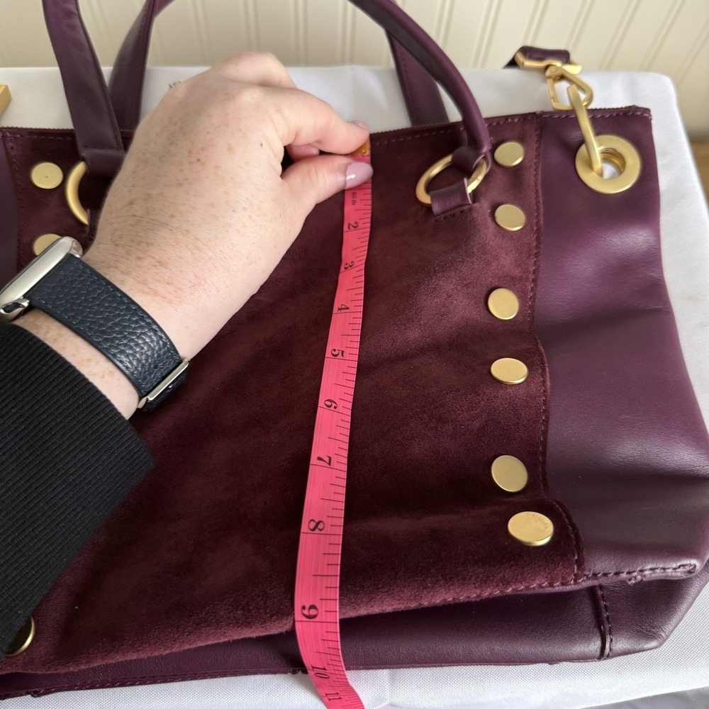 Hammitt Los Angeles Daniel Medium Purple Gold Leather Crossbody Bag Purse EUC - Picture 15 of 16
